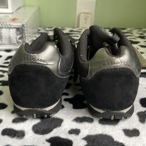 Us Polo Assn. Womens Hannah Fashion Sneakers Gray Low Top Shoes size 7 - Picture 3 of 5